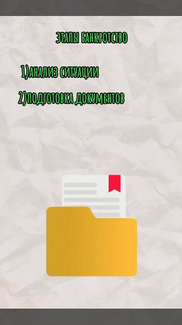 Списание долга этапы