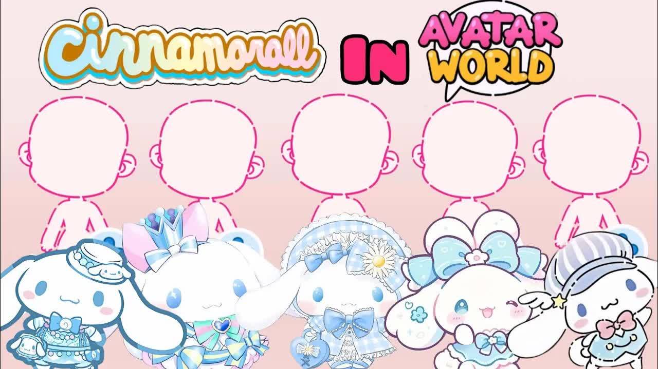 Как сделать Синнаморолла в Avatar World 🐱
