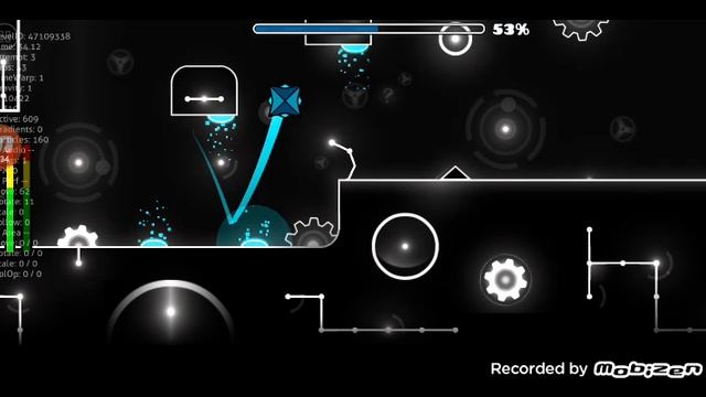 Прохожу игру геометри дэш уровень Nebulous