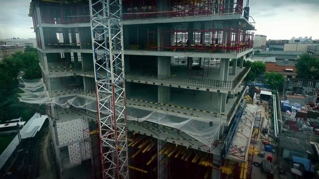 Стройка Байконур (без лиц)