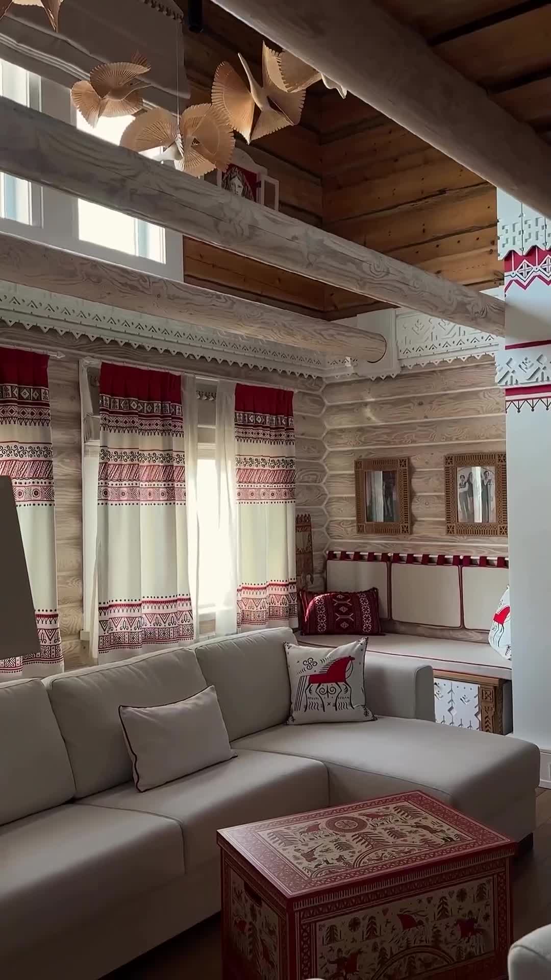 Дом, выполненный в этно-стиле