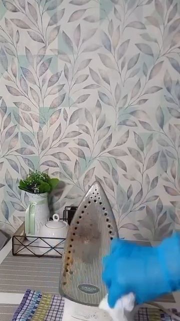 быстро и дёшево очищаем утюг