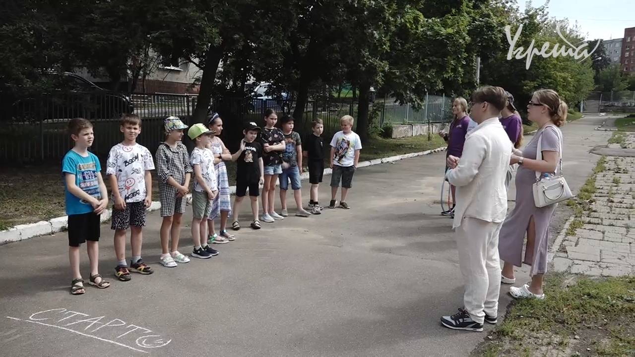 Волонтеры провели эстафету