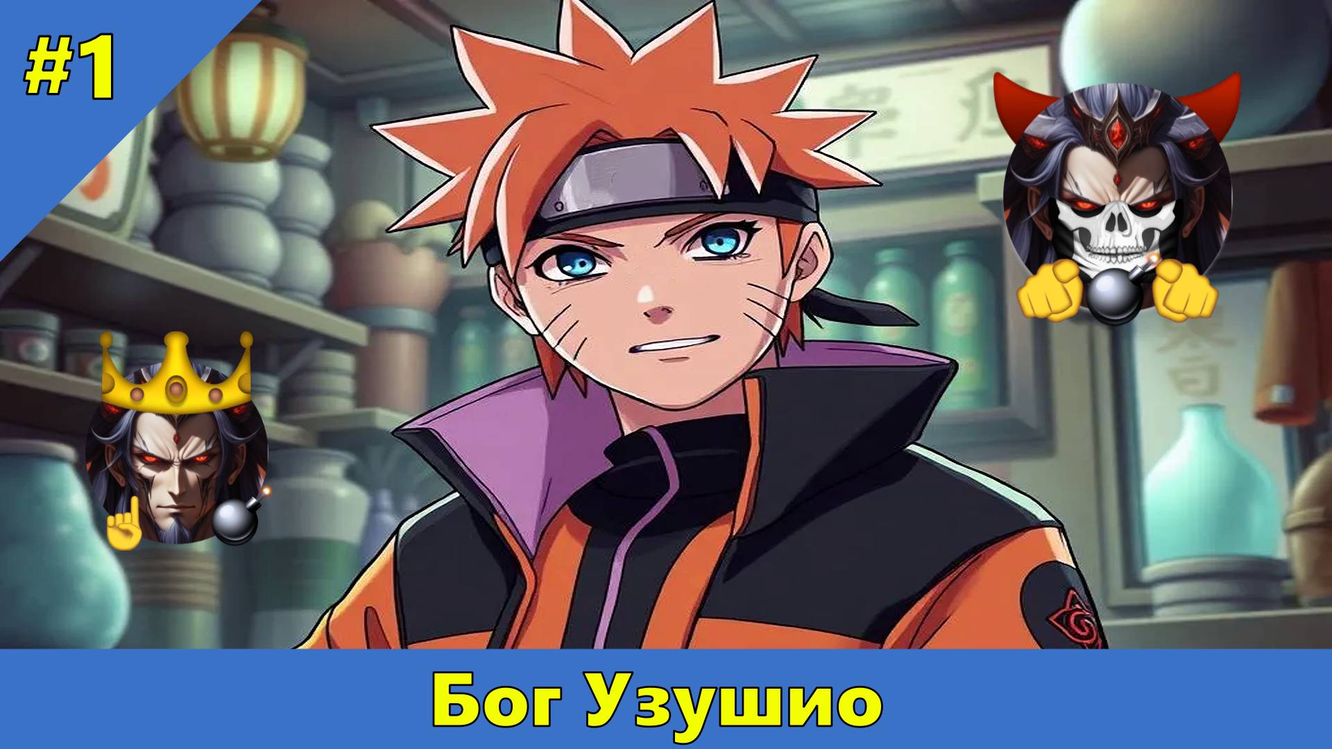 Часть 1 - Бог Узушио - Альтернативный Cюжет - Наруто