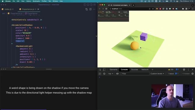 [Bruno Simong ] Three.js Journey 58 — Environment and Staging with R3F