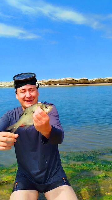 Первый Лещ в Дагестане Поймал Руками