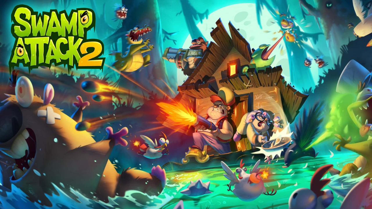 🌟Swamp Attack 2, игры на Андроид 🌹