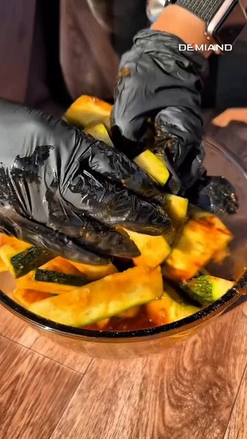 7 Цуккини с сыром и чесночным соусом в аэрогриле Demiand 🧄🧀