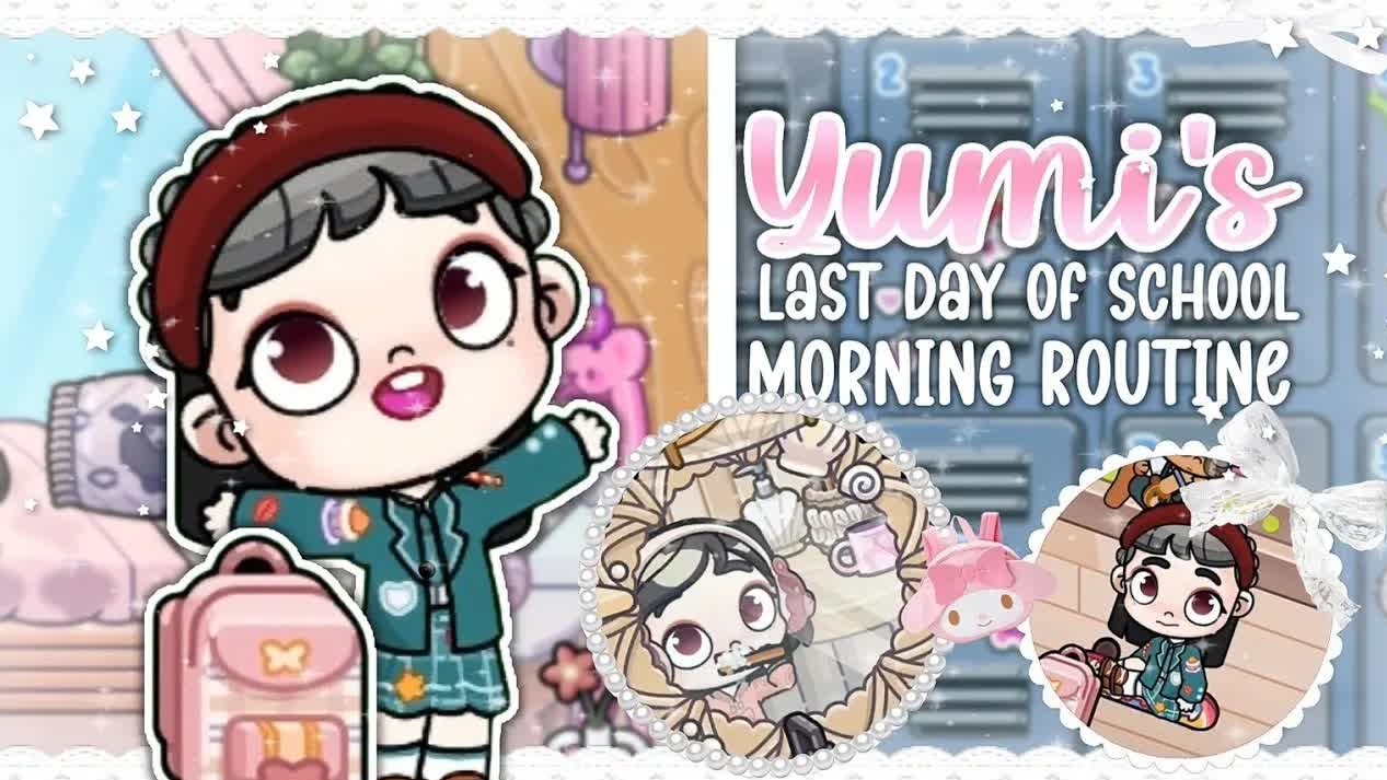 ✨️ утренняя рутина Юми в последний день в школе🎀💖 | Ролевая игра "Мир Аватара" |