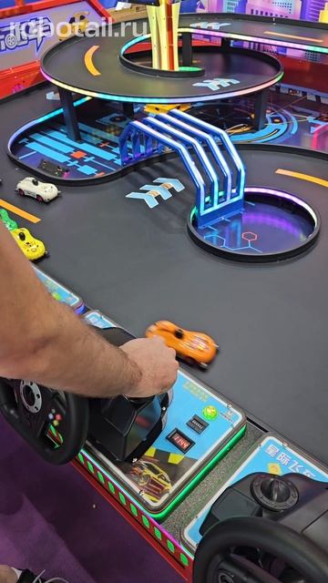 Игровой стол с гоночными машинками «Crazy Ride»