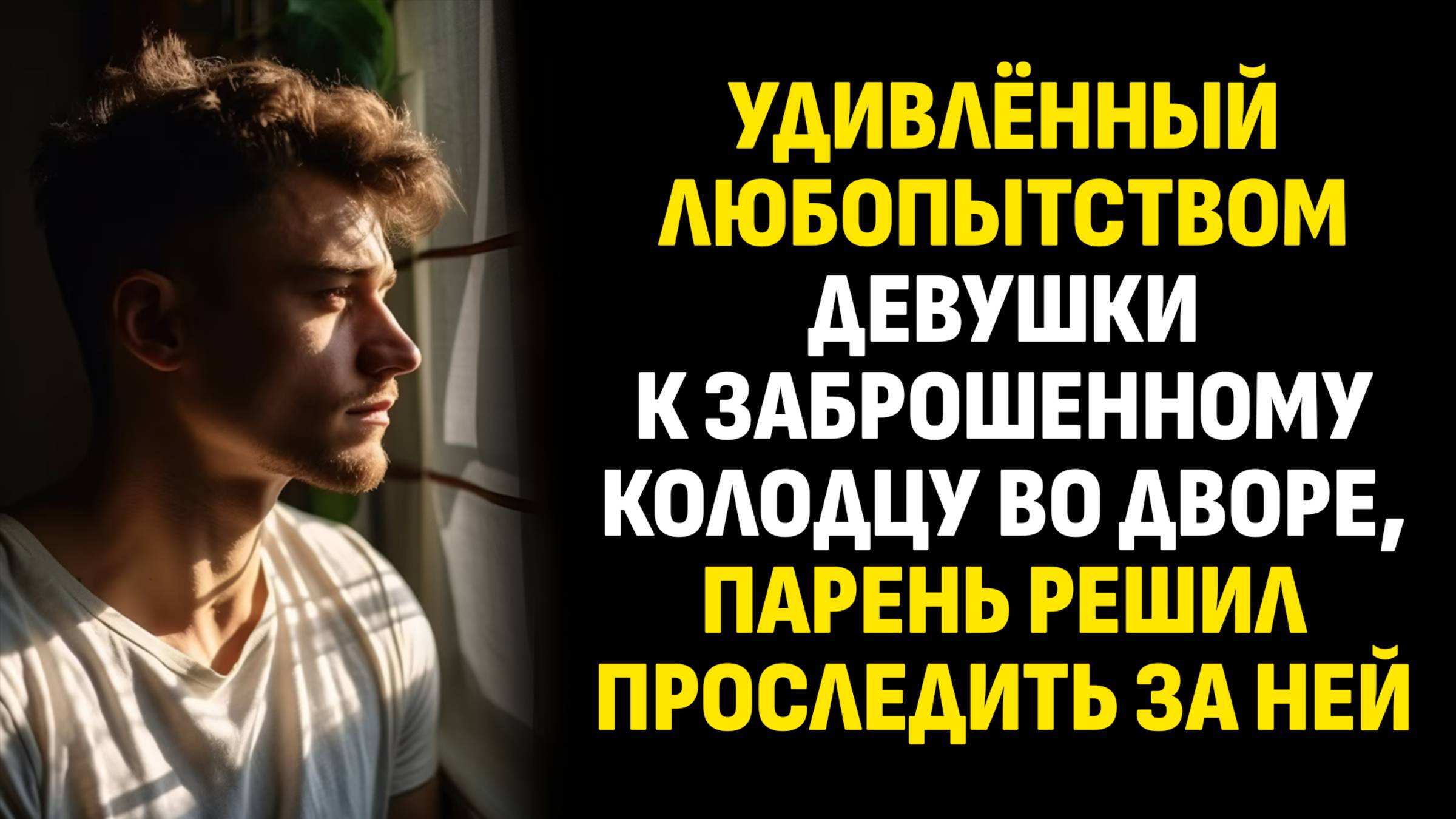 Жизненные истории. Удивлённый любопытством девушки к заброшенному колодцу во дворе. Аудиокниги