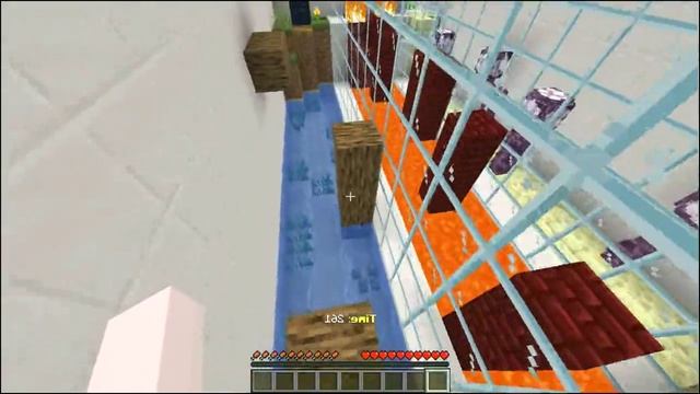 Прыжки в ядерную преисподнюю: Minecraft Parkour для конченых придурков!