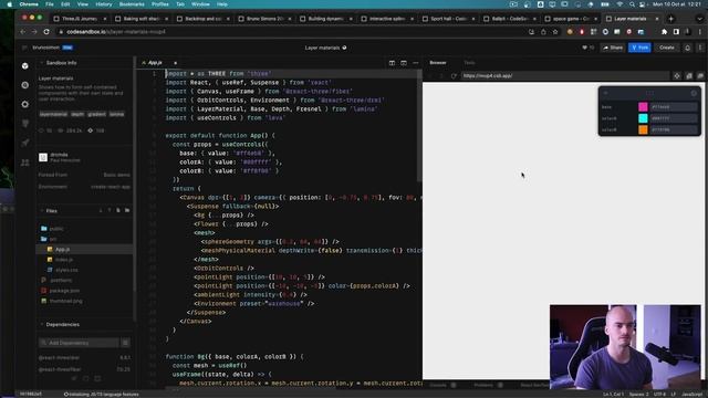 [Bruno Simong ] Three.js Journey 53 — What are React and React Three Fiber