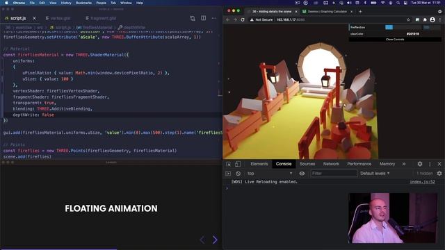 [Bruno Simong ] Three.js Journey 52 — Adding details to the scene
