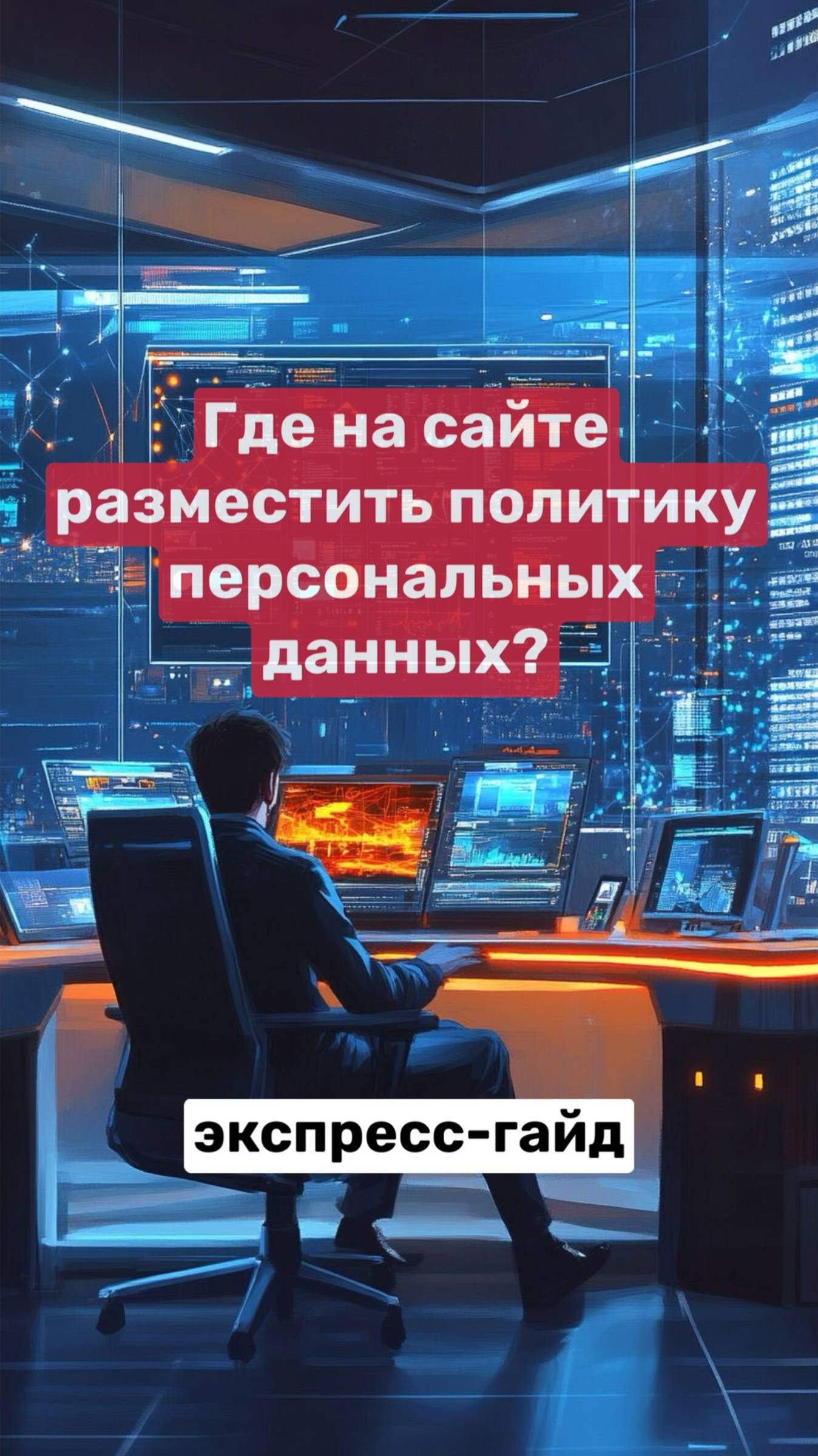 ☄️ЭКСПРЕСС-ГАЙД: где разместить — Политику обработки персональных данных на сайте?