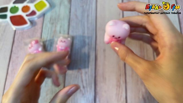 335822 Ластик Розовый мишка в ассортименте