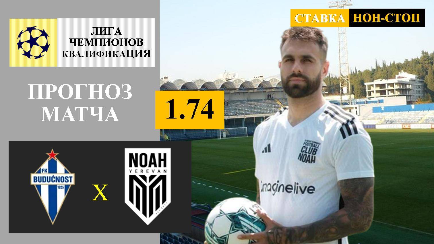 Будучность - Ноа прогноз и ставка