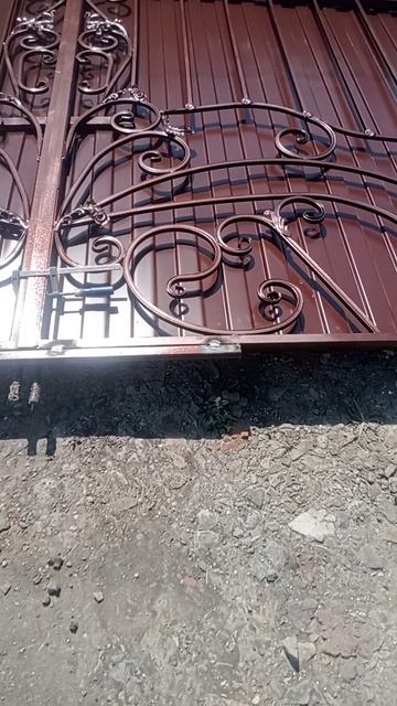 как поставить ворота
