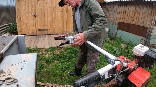 у сереги порвался тросик на мотоблоке