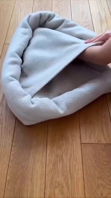 Как сделать лежанку для домашнего животного из старого одеяла 👍🏻

Оцените