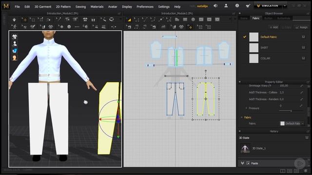 3. Outlining the Patterns for Pants and Pockets