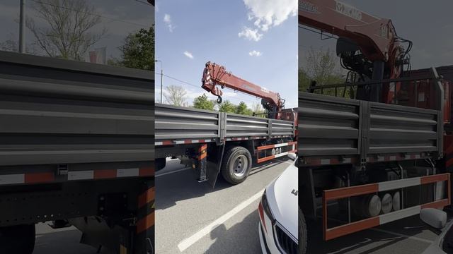 КМУ HOWO T5G крановая установка XCMG SQS200RU-6 8 тонн с Монитором и Прибором Безопасности 2025