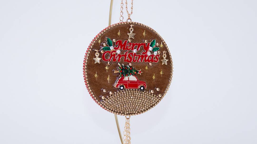 Подвеска на елку "Merry Christmas".