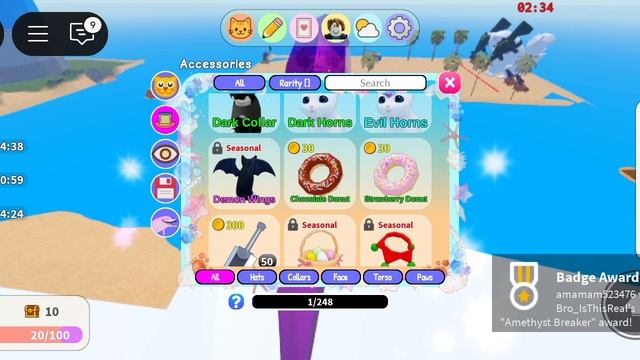 как получить всех секретных дельфинов в Roblox игра с котятами