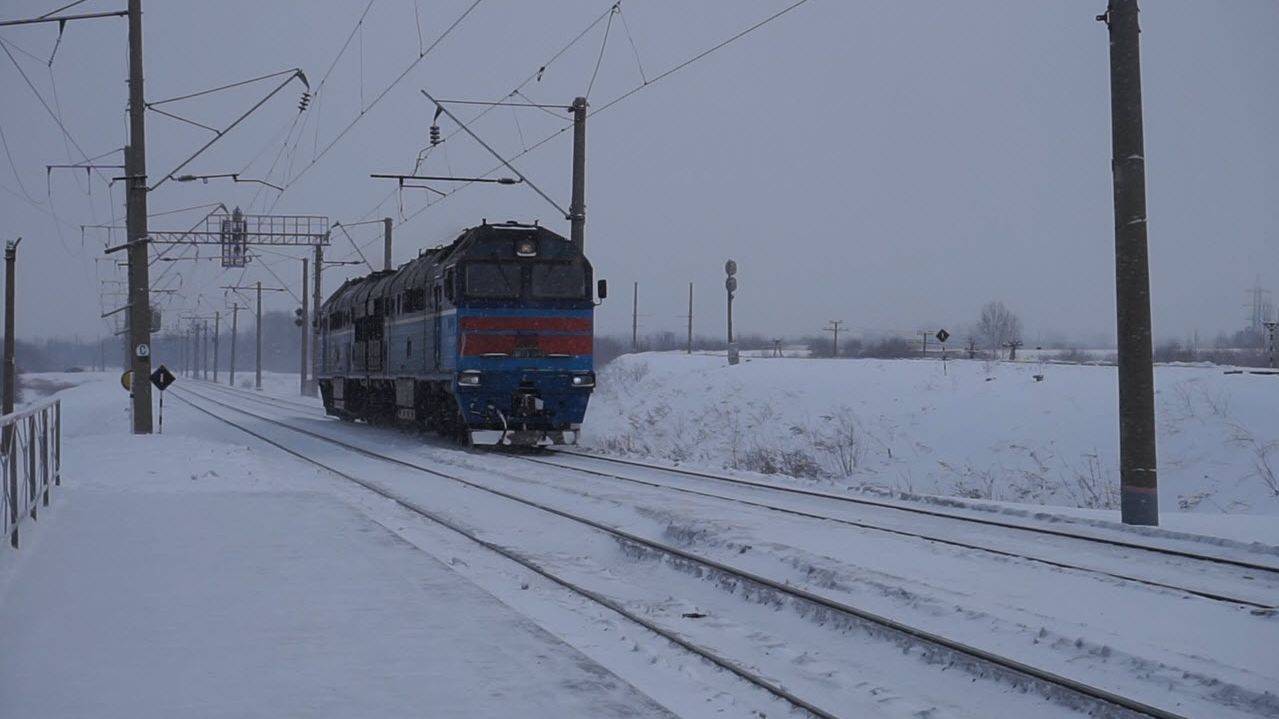 Тепловоз 2ТЭ116У-0046. Резервом.