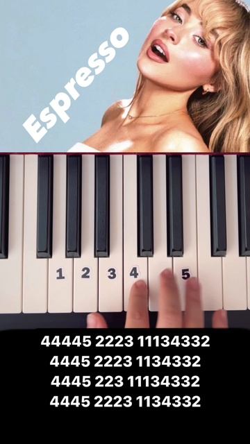 Sabrina Carpenter - Espresso (piano Tutorial) 

#piano #music #espresso #sabrinacarpenter