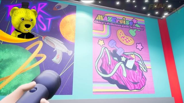 ФНАФ 9 с РУССКОЙ ОЗВУЧКОЙ Чика Ест Пиццу и Сломанный Фредди (FNAF Security Breach)