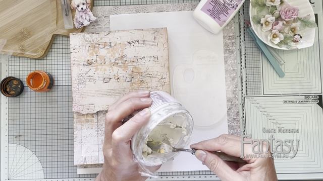 Мастер-класс по холсту «Летние развлечения» для @mag_fantasy (Скрапбукинг Тюмень "Fantasy")