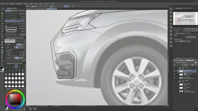 Рисуем Крутые Дизайны Авто