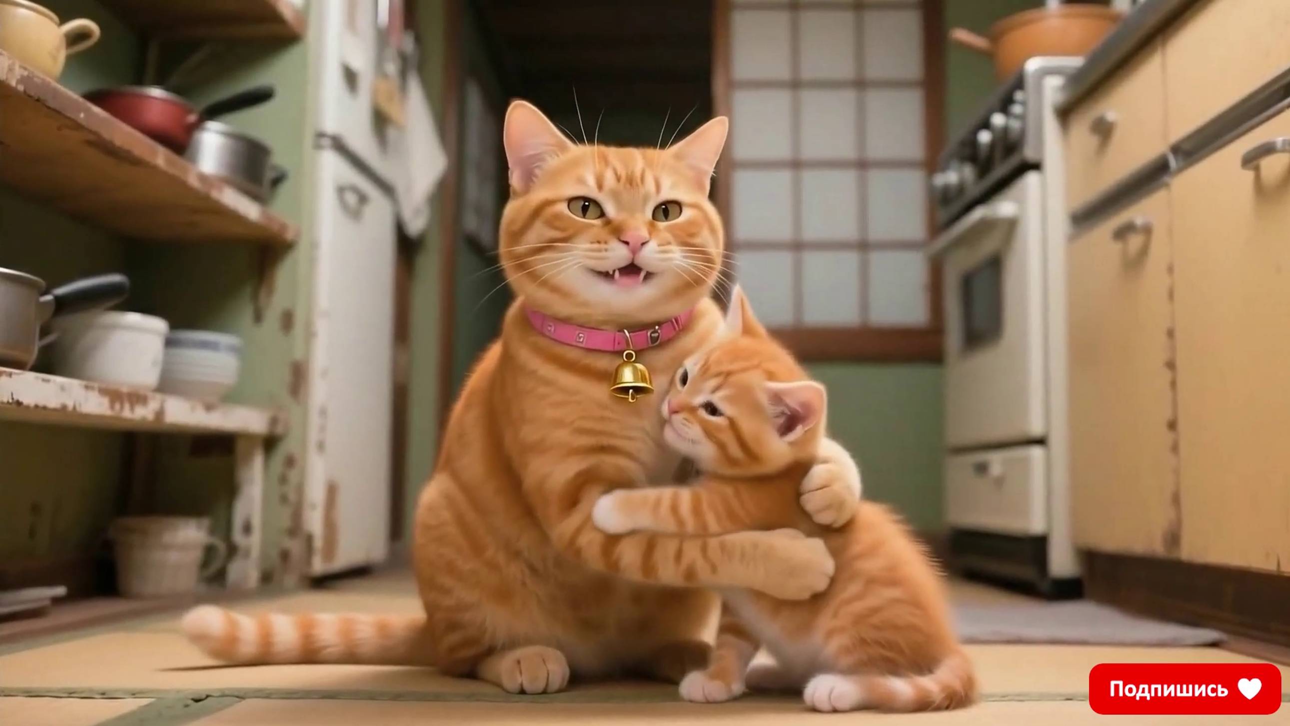 Котик и колокольчик