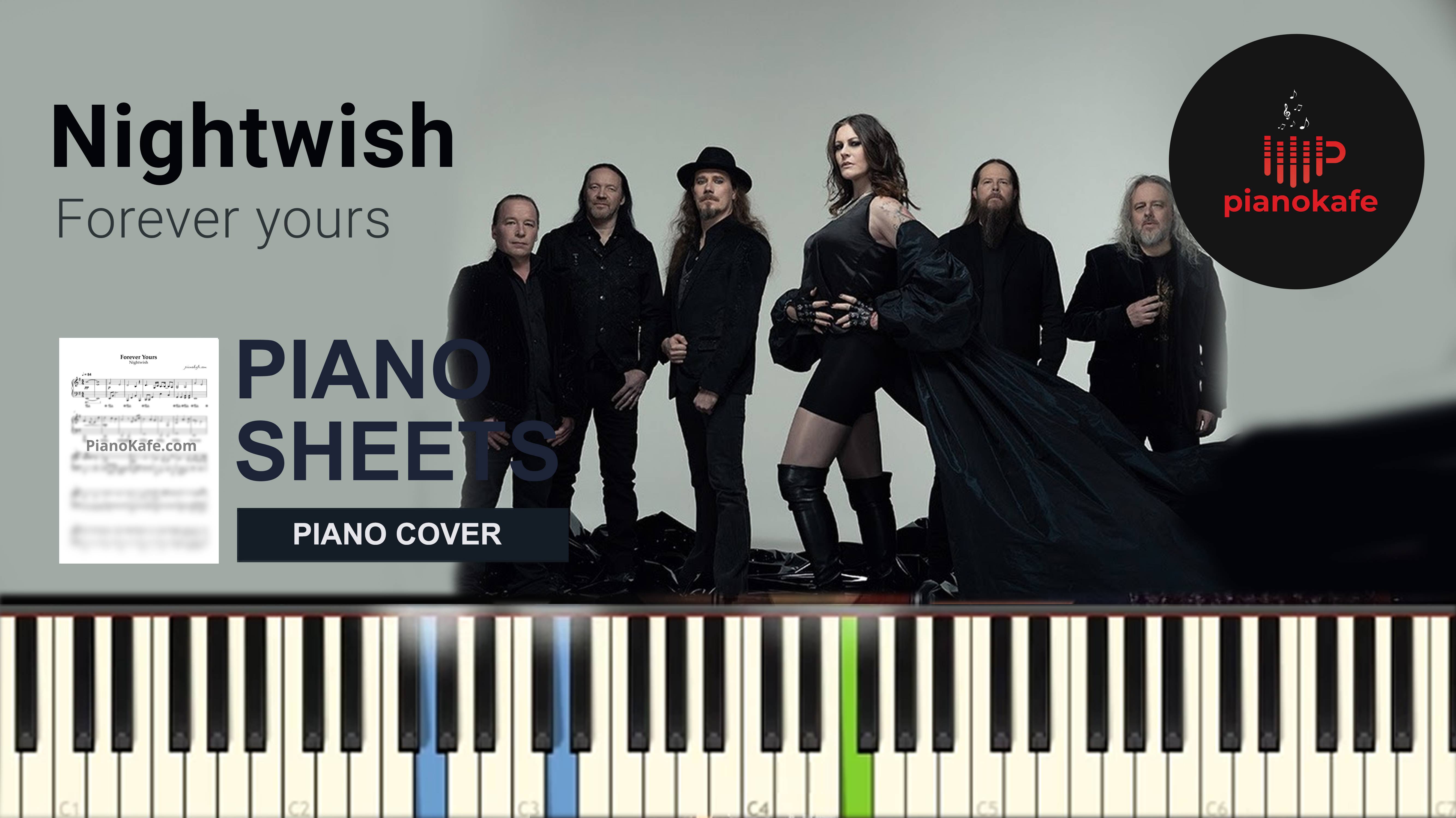 Nightwish - Forever yours НОТЫ & MIDI | PIANO COVER | PIANOKAFE
