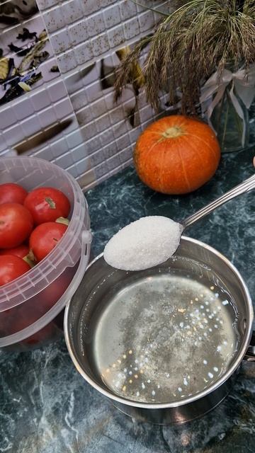 квашеные помидоры с горчицей#новыйрецепт#рецепты#заготовки