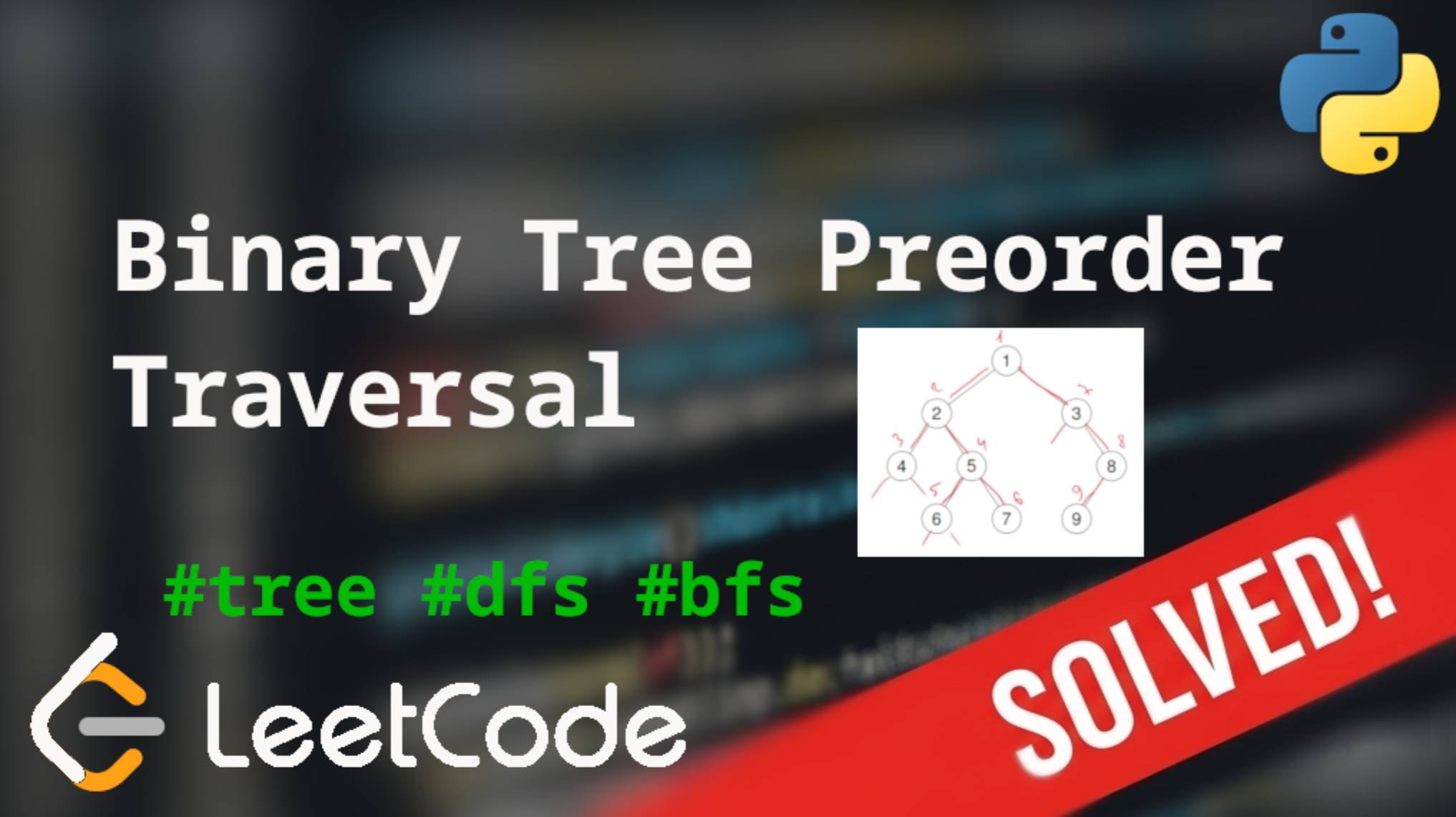 144 Binary Tree Preorder Traversal | Решение задачи с комментариями | LeetCode