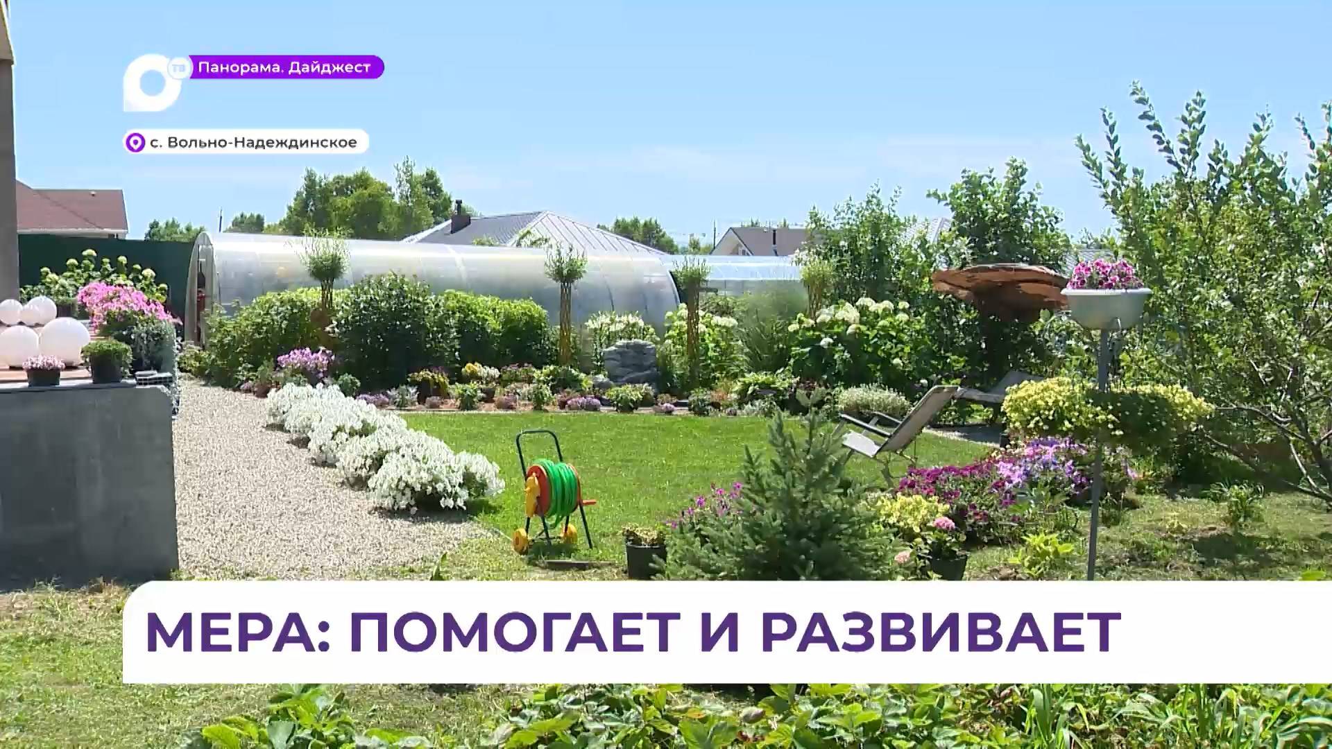 Жительницы Вольно-Надеждинского развивает тепличное хозяйство благодаря соцконтракту