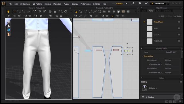 7. Creating the Back Pockets and Pleats