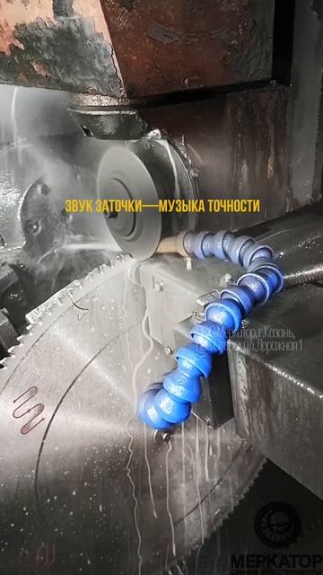 Процесс заточки пильного диска!