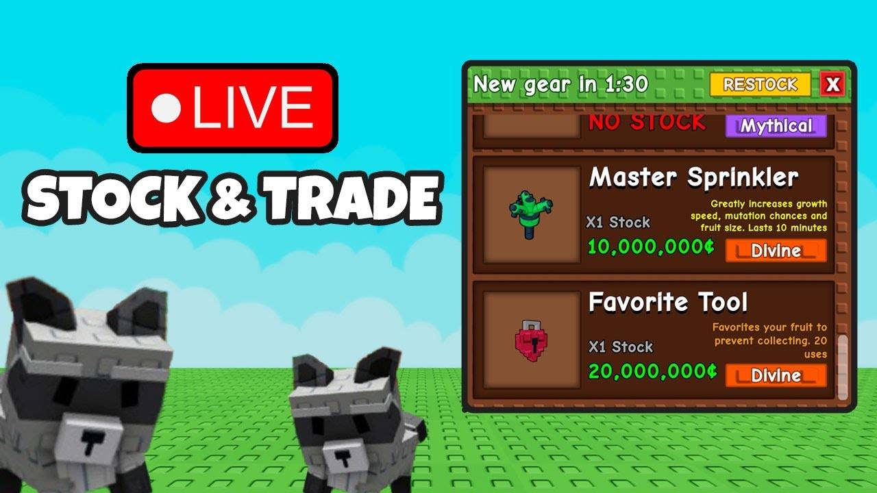 GROW A GARDEN СТОК 24/7 🔴 ПРЯМОЙ ЭФИР