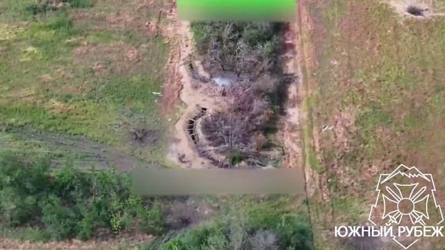 Работа операторов БПЛА 68 орб по уничтожению укрытий ВСУ в районе населенного пункта Яблоновка !!!