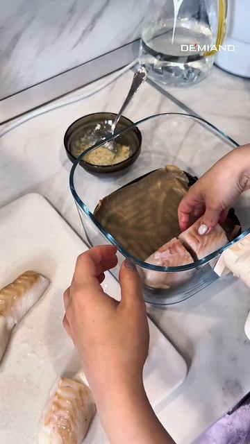 1 Треска в горчично-хренном соусе в аэрогриле Demiand 🐟✨