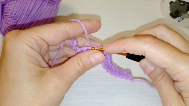 Узор крючком 7 #вязаниекрючком #узорыкрючком