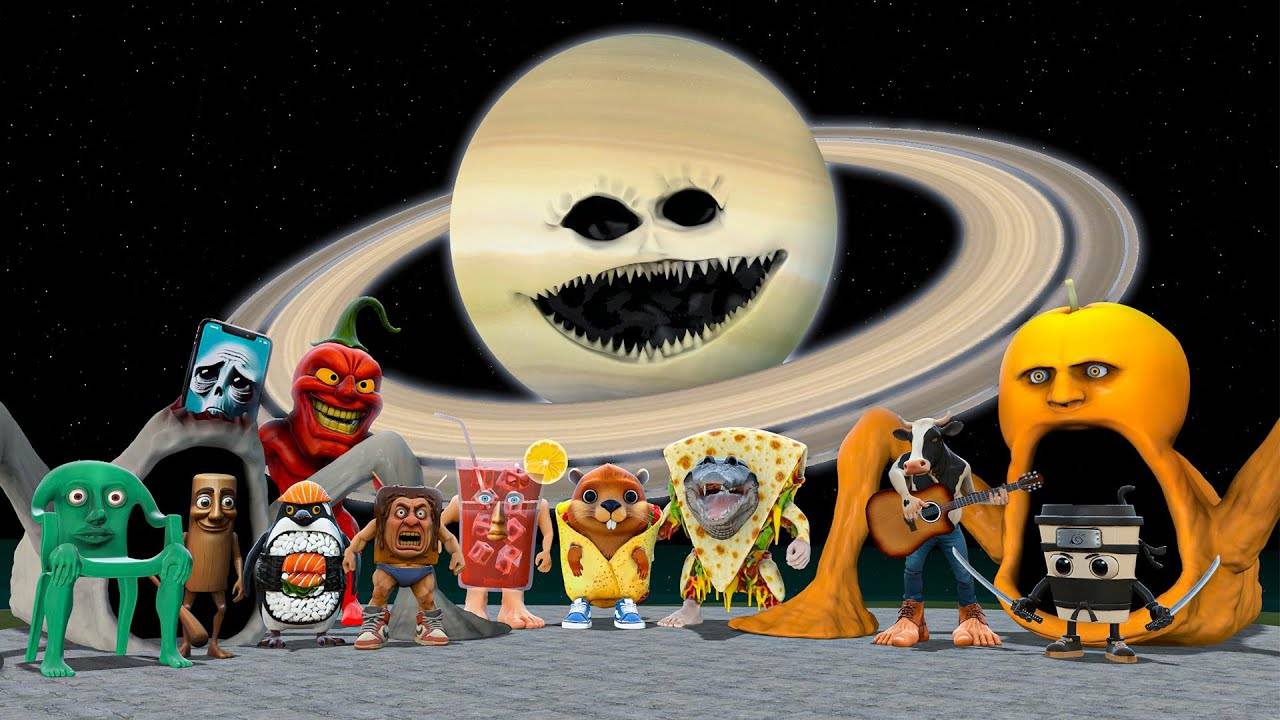 НОВЫЙ КОСМИЧЕСКИЙ МОНСТР УЖАСОВ САТУРН ПРОСНУЛСЯ ПРОТИВ ВСЕХ ИТАЛЬЯНСКИХ МЕМОВ С ИСКУССТВЕННЫМ ИНТЕЛ