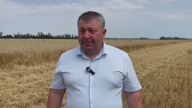 15-07-2025 г. В районе уборочная кампания в самом разгаре