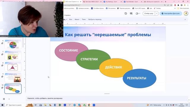 Коучинг стратегий мышления