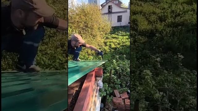 замена крыши и потолка в бане