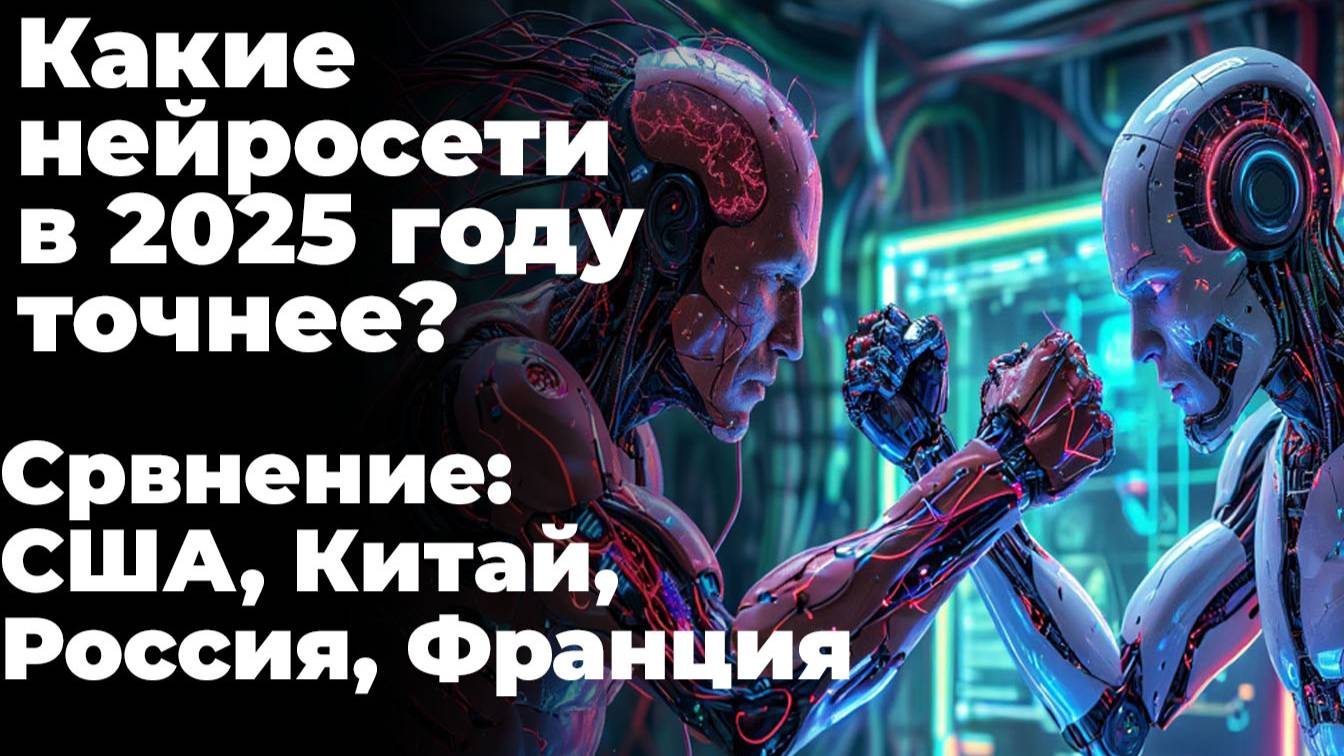 Какие нейросети в 2025 году точнее? Сравнительный анализ ИИ:  Россия, Китай, США, Франция | Тренд