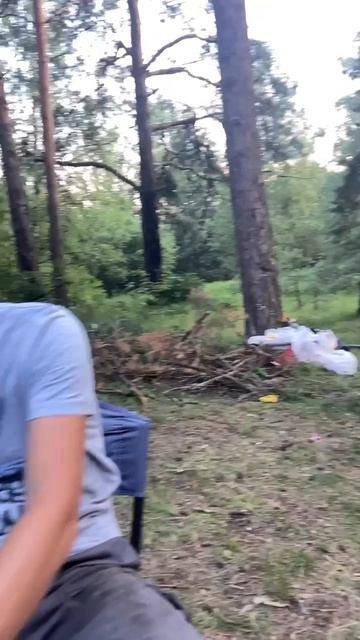 Ежегодный поход в лес с палатками